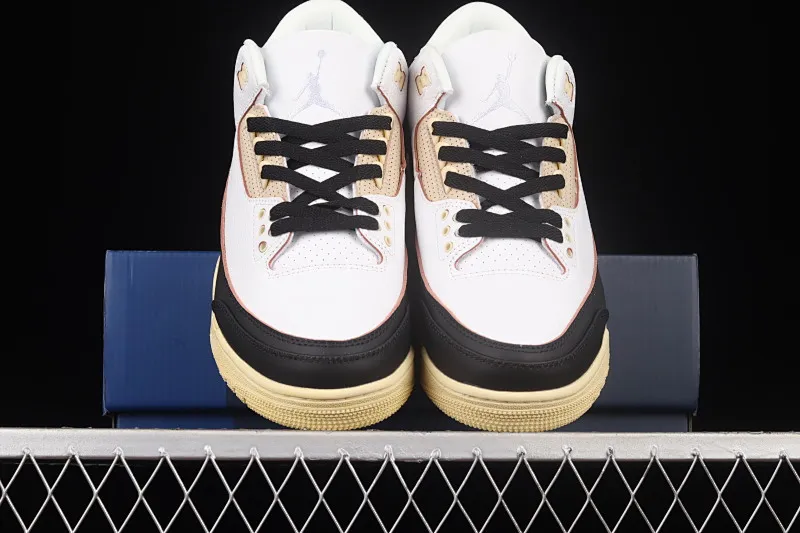 All categories Air Jordan Jordan series basketball shoes Air Jordan 3 Fragment Design x Air Jordan 3 AJ3 Joe 3 Hiroshi Fujiwara white black blue Lightning joint DA3595-100